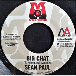 Sean Paul / Mr. Chicken Big Chat / Dem Nuh Mek It USED VINYL 7INCH 45 RPM
