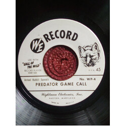 Unknown Artist Predator Game Call USED VINYL 7INCH 45 RPM