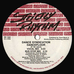 Dance Syndication Dancefloor / Space USED VINYL 12INCH 33 S RPM