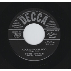 Louis Jordan And His Orchestra Cock-A-Doodle Doo USED VINYL 7INCH 45 RPM