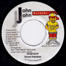 Terror Fabulous Position USED VINYL 7INCH 45 RPM REPRESS