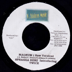 Spragga Benz / Twice (3) Magnum USED VINYL 7INCH 45 RPM