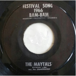 The Maytals / Byron Lee And The Dragonaires Bam-Bam / So Mad In Love USED VINYL 7INCH 45 RPM