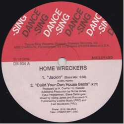 Home Wreckers Jackin USED VINYL 12INCH 33 S RPM