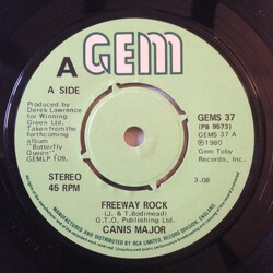 Canis Major Freeway Rock USED VINYL 7INCH 45 RPM