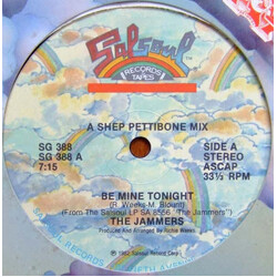 The Jammers Be Mine Tonight USED VINYL 12INCH 33 S RPM SINGLE STEREO