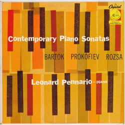 Leonard Pennario / Béla Bartók / Miklós Rózsa Contemporary Piano Sonatas Vinyl LP USED