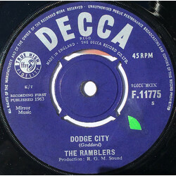 The Ramblers (7) Dodge City USED VINYL 7INCH 45 RPM SINGLE