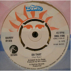 Barry Ryan Do That / The Summer's Over USED VINYL 7INCH 45 RPM SINGLE
