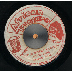 Gregory Isaacs Write Myself A Letter USED VINYL 7INCH 45 RPM