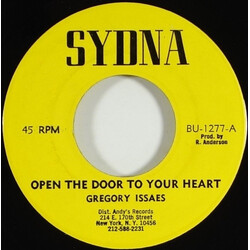 Gregory Isaacs Open The Door To Your Heart / Walk Right On In USED VINYL 7INCH 45 RPM
