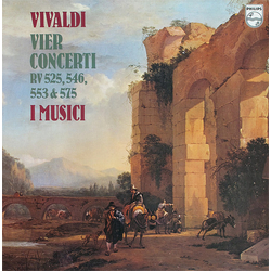 Antonio Vivaldi / I Musici Vier Concerti RV 525, 546, 553 & 575 Vinyl LP USED