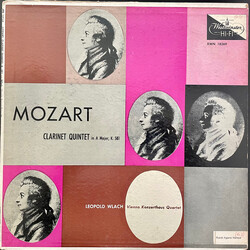 Wolfgang Amadeus Mozart / Wiener Konzerthausquartett / Leopold Wlach Clarinet Quintet In A Major, K581 Vinyl LP USED