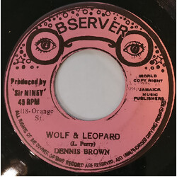 Dennis Brown / The Observers / The Soul Syndicate Wolf & Leopard / No Conscience USED VINYL 7INCH 45 RPM