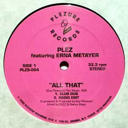 Plez All That USED VINYL 12INCH 33 S RPM