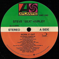 Steve "Silk" Hurley / M. Doc Work It Out USED VINYL 12INCH PROMO 33 S RPM