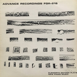 Ellsworth Snyder Plays New Piano Music Vinyl LP USED