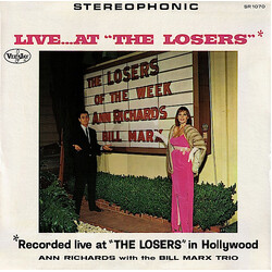 Ann Richards / The Bill Marx Trio Live At The Losers Vinyl LP USED