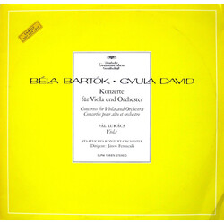 Béla Bartók / Gyula Dávid / Pál Lukács / Hungarian State Orchestra / János Ferencsik Konzerte Für Viola Und Orchester / Concertos For Viola And Orches