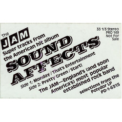 The Jam Super Tracks From The American Hit Album Sound Affects USED VINYL 12INCH 33 S RPM PROMO SAMPLER