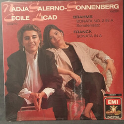 César Franck / Johannes Brahms / Nadja Salerno-Sonnenberg / Cecile Licad Franck & Brahms Sonatas Vinyl LP USED