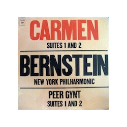 Leonard Bernstein / The New York Philharmonic Orchestra Carmen (Suites 1 And 2) / Peer Gynt (Suites 1 And 2) Vinyl LP USED