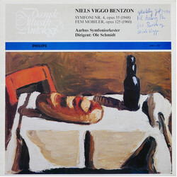 Niels Viggo Bentzon / Aarhus Symfoniorkester / Ole Schmidt Symfoni Nr.4, Opus 55 / Fem Mobiler, Opus 125 Vinyl LP USED
