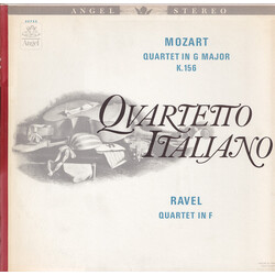 Wolfgang Amadeus Mozart / Maurice Ravel / Quartetto Italiano Quartet In G Major, K.156 / Quartet In F Vinyl LP USED