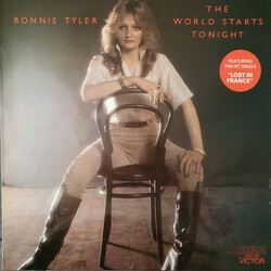 Bonnie Tyler The World Starts Tonight Vinyl LP USED