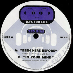 Zed Bias Been Here Before / In Your Mind USED VINYL 12INCH 33 S RPM