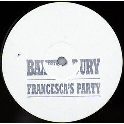 Baxter Dury Francesca's Party USED VINYL 12INCH WHITE LABEL SINGLE SIDED