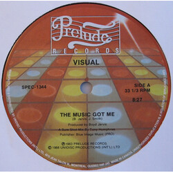 Visual The Music Got Me USED VINYL 12INCH 33 S RPM REISSUE