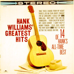 Hank Williams Greatest Hits Vinyl LP USED