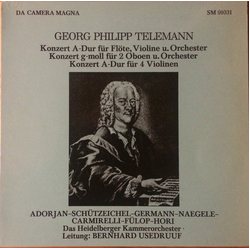 Georg Philipp Telemann / Heidelberger Kammerorchester / Bernhard Usedruuf Konzerte 3. Folge Vinyl LP USED