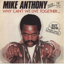 Mike Anthony Why Can't We Live Together USED VINYL 12INCH 45 RPM LIMITED EDITION