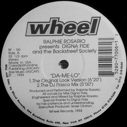 Ralphi Rosario / Digna Fide / The Backstreet Society Da-Me-Lo USED VINYL 12INCH 33 S RPM
