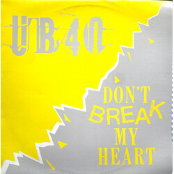 UB40 Don't Break My Heart USED VINYL 12INCH 45 RPM SINGLE