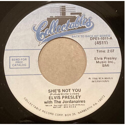 Elvis Presley She's Not You / Jailhouse Rock USED VINYL 7INCH SINGLE REISSUE