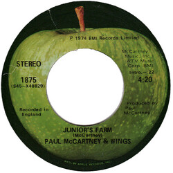 Paul McCartney & Wings Junior's Farm USED VINYL 7INCH SINGLE