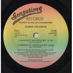 Jonnie Coleman There's Gonna Be A Showdown USED VINYL 12INCH 33 S RPM