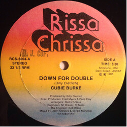 Cubie Burke Down For Double USED VINYL 12INCH 33 S RPM