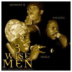 Anthony B / Luciano (2) / Sizzla 3 Wise Men Love Peace & Consciousness Vinyl LP USED