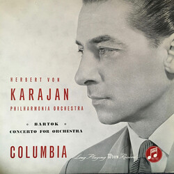 Béla Bartók / Herbert von Karajan / Philharmonia Orchestra Concerto For Orchestra Vinyl LP USED