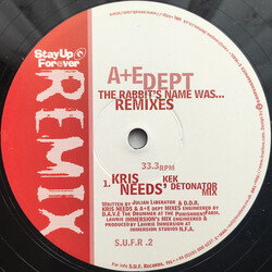 A+E Dept The Rabbit's Name Was...  Remixes USED VINYL 12INCH 33 S RPM