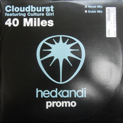 Cloudburst (3) / Culture Girl 40 Miles USED VINYL 12INCH PROMO