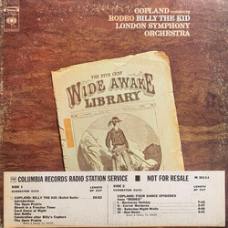 Aaron Copland / London Symphony Orchestra Rodeo - Billy The Kid Vinyl LP USED