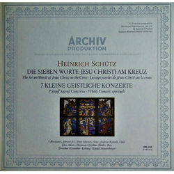 Heinrich Schütz / Peter Schreier / Hans-Joachim Rotzsch / Theo Adam / Hermann Christian Polster / Dresdner Kreuzchor / Rudolf Mauersberger Die Sieben 