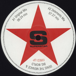 Denis The Menace / Big World Fired Up USED VINYL 12INCH