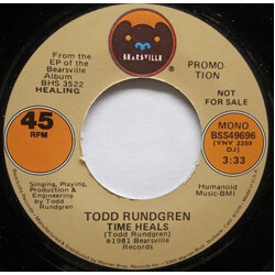 Todd Rundgren Time Heals Vinyl 7" USED