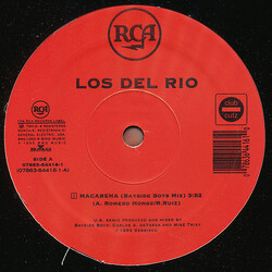 Los Del Rio / Matrix (2) Macarena (Bayside Boys Mix) / Can You Feel It USED VINYL 12INCH 33 S RPM